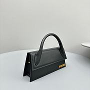 Okify Jacquemus Le Chiquito Long Bag In Black 21x10x6cm  - 5