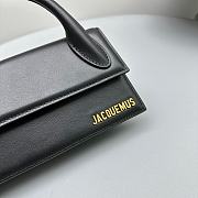 Okify Jacquemus Le Chiquito Long Bag In Black 21x10x6cm  - 2