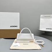 Okify Jacquemus Le Chiquito Long Bag In White 21x10x6cm  - 1