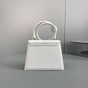 Okify Jacquemus Le Chiquito Noeud Bag In White 18x15.5x8cm - 4