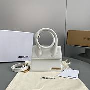 Okify Jacquemus Le Chiquito Noeud Bag In White 18x15.5x8cm - 1