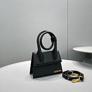 Okify Jacquemus Le Chiquito Noeud Bag In Black 18x15.5x8cm - 6