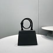 Okify Jacquemus Le Chiquito Noeud Bag In Black 18x15.5x8cm - 5