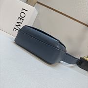 Okify Loewe Medium Pebble Messenger Bag In Blue 23x18x9cm - 2