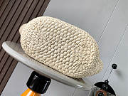 Okify Loewe Medium Anagram Basket Bag In Beige Iraca Palm And Calfskin 46x24x15cm  - 2