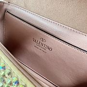Okify Valentino One Stud Crystal Bag In Gold 19x14x11cm - 5