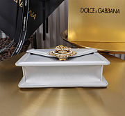 Okify Dolce & Gabbana Devotion Chain Handle Bag In Silver 19x4.5x13cm - 4