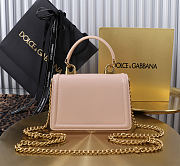 Okify Dolce & Gabbana Devotion Chain Handle Bag In Pink 19x4.5x13cm - 5