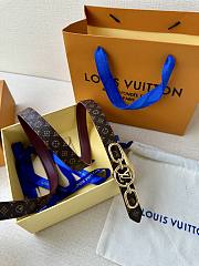 Okify Louis Vuitton Belt 20mm With Silver Hardware 24490 - 5