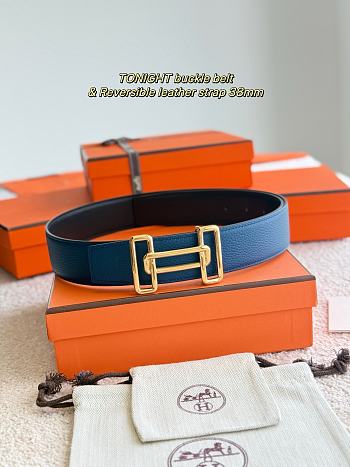 Okify Hermes Tonight Reversible Belt 38mm 24494