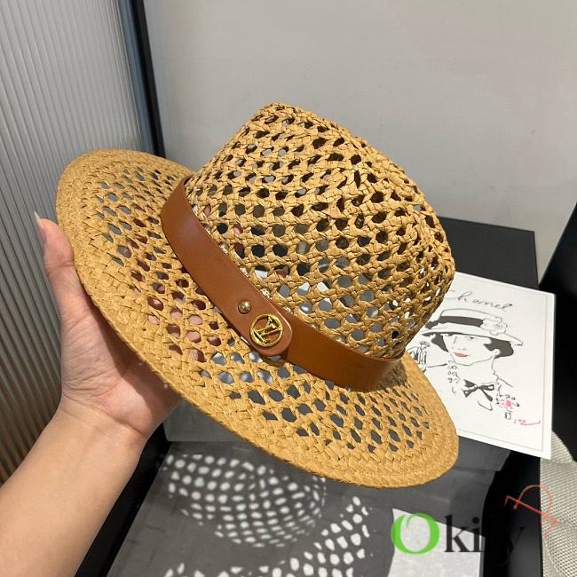 Okify Louis Vuitton Raffia Hat 57cm - 1