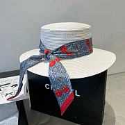 Okify Louis Vuitton Cherry Straw Hat 57cm  - 3