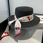 Okify Louis Vuitton Cherry Straw Hat 57cm  - 4