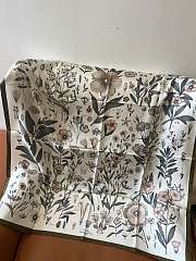 Okify Loro Piana Mulberry Silk Scarf 90x90cm 24501 - 5