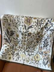 Okify Loro Piana Mulberry Silk Scarf 90x90cm 24502 - 3