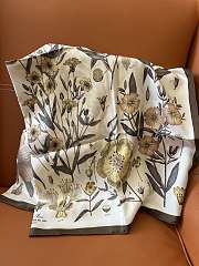 Okify Loro Piana Mulberry Silk Scarf 90x90cm 24502 - 2