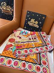 Okify Louis Vuitton Mulberry Silk Scarf 90x90cm 24504 - 6
