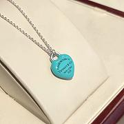 Okify Tiffany Return To Tiffany Full Blue Heart Necklace - 5