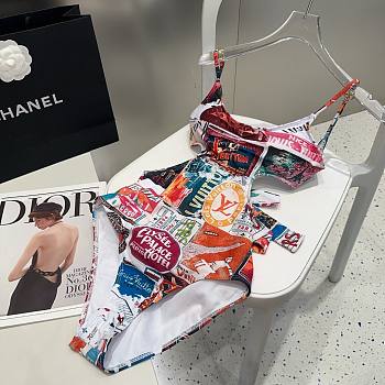 Okify Louis Vuitton Colorful Swimming Suit 