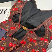 Okify Louis Vuitton Cherry Swimming Suit In Brown - 4