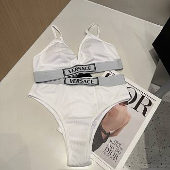 Okify Versace White Bikini 24521