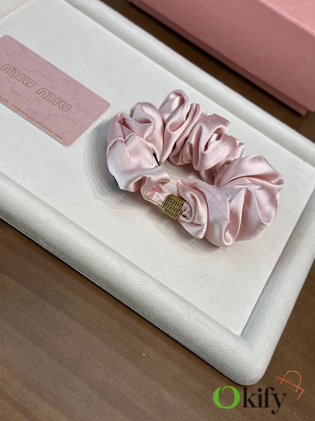Okify MiuMiu Pink Scrunchies 24526 - 1