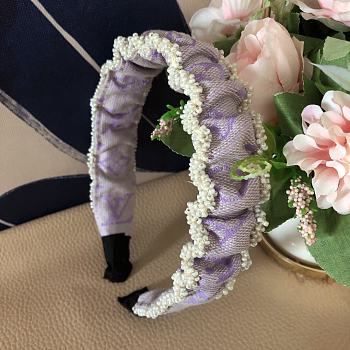 Okify Louis Vuitton Purple Headband 