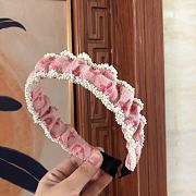 Okify Louis Vuitton Pink Headband  - 5