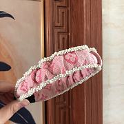 Okify Louis Vuitton Pink Headband  - 4