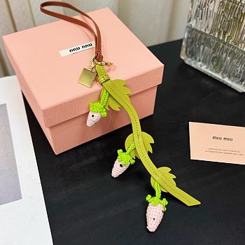 Okify MiuMiu Pink Strawberry Key Chain 