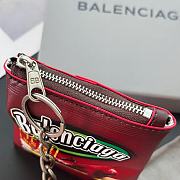 Okify Balenciaga Dark Red Potato Chip Key Chain - 3