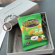 Okify Balenciaga Green Potato Chip Key Chain - 1