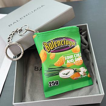 Okify Balenciaga Green Potato Chip Key Chain