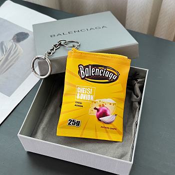 Okify Balenciaga Yellow Potato Chip Key Chain