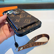 Okify Louis Vuitton Brown Monogram Phone Case 24541 - 2