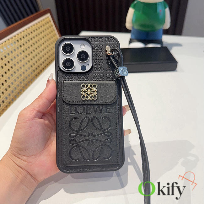 Okify Loewe Black Phone Case  - 1