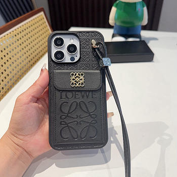 Okify Loewe Black Phone Case 