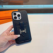 Okify Hermes Black Phone Case - 3