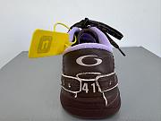 Okify Balenciaga Hamptons Sneakers In Dark Brown  - 5