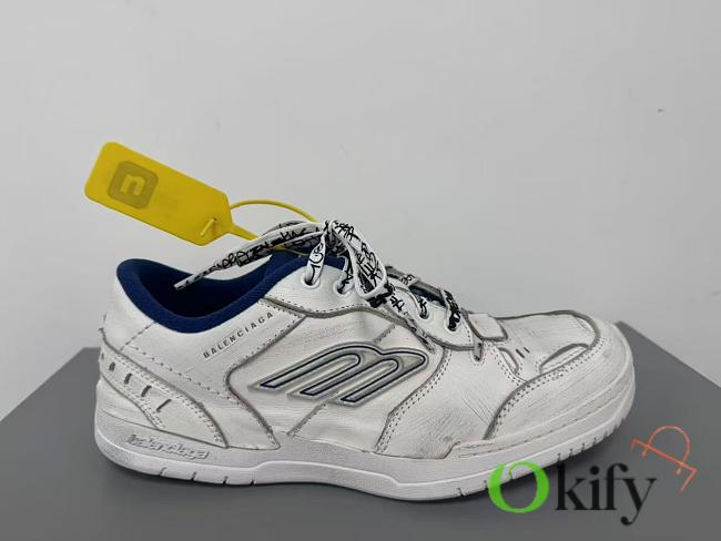 Okify Balenciaga Hamptons Sneakers In White - 1