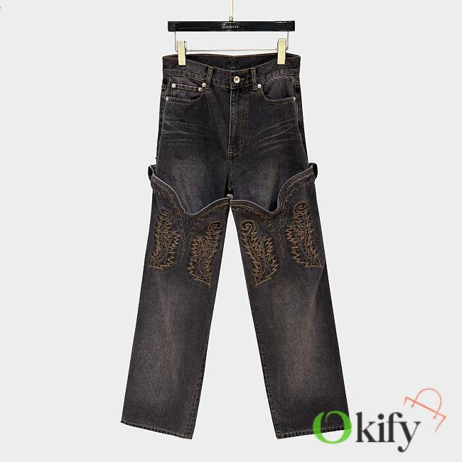 Okify Y/Project cowboy high cuff jeans  - 1
