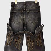 Okify Y/Project cowboy high cuff jeans  - 5