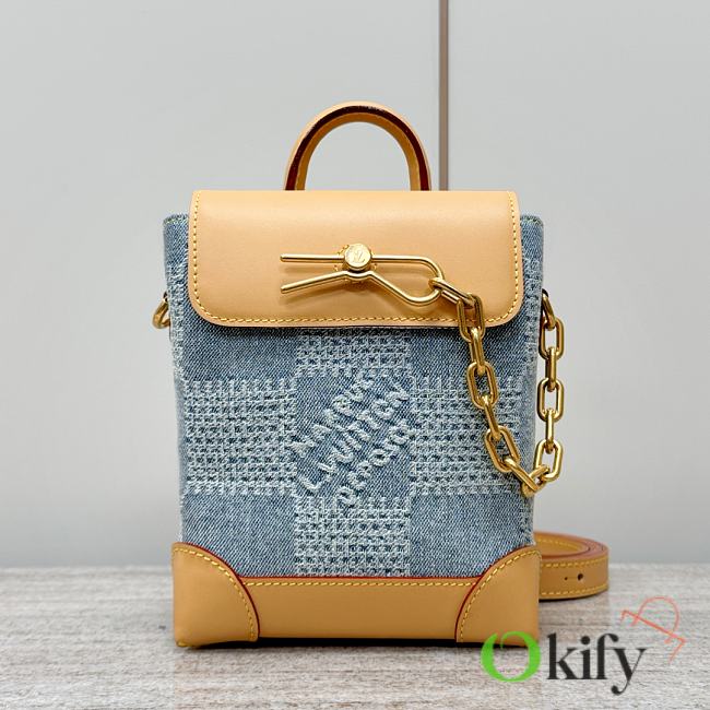 Okify Louis Vuitton Nano Steamer Bag N40751 15x18x7cm - 1