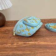 Okify Louis Vuitton Mini Bumbag In Blue And Yellow M83694 18x7x12cm   - 4