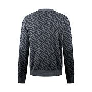 Okify Fendi Twill FF Gray Pullover Sweater - 6