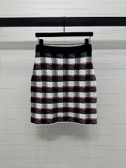 Okify Valentino Set Of Short Cardigan And Skirt - 5