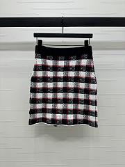 Okify Valentino Set Of Short Cardigan And Skirt - 4