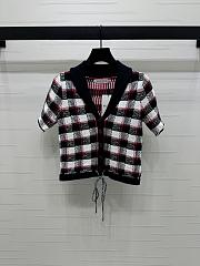 Okify Valentino Set Of Short Cardigan And Skirt - 1