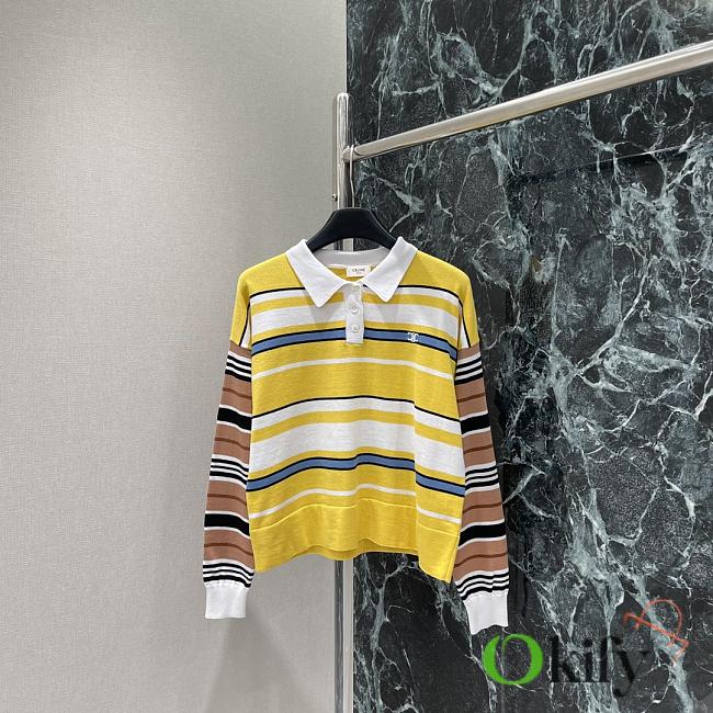 Okify Celine Polo Sweater 24576 - 1