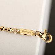 Okify Loewe Gold Bean Necklace  - 4